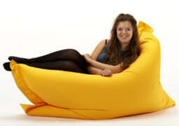 Beautiful Beanbags Adult Big Brother Beanbag For Indoors Or Outdoors Ready Filled Bean Bags - Yellow