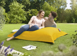 Beautiful Beanbags Adult Big Brother Beanbag For Indoors Or Outdoors Ready Filled Bean Bags - Yellow - thumbnail 2