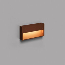 Luminosa Lighting Luminosa Grada Outdoor Surface Mounted Led Wall Lamp Rust 6W 3000K Ip54 - thumbnail 2