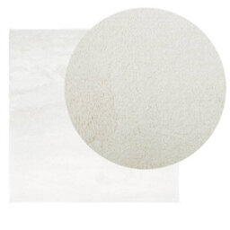 Berkfield Rug Oviedo Short Pile Cream 120X120 Cm - thumbnail 3
