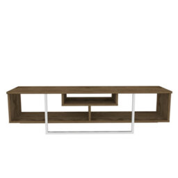 Decorotika Astona Tv Stand Tv Unit For Tvs Up To 65 Inch Oak And White - thumbnail 5