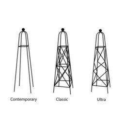 Tildenet Country Forge Heavy Duty 1.2M King Obelisk Classic Powder Coated Steel Garden Decoration - thumbnail 6