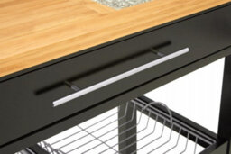 Orsina Spacious Wide Kitchen Trolley With Granite Top, Durable Trolley For Kitchen, Versatile Kitchen Trolley - thumbnail 8