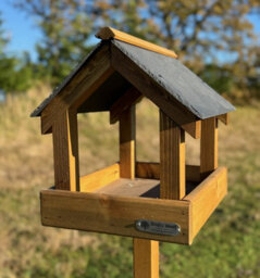 Simply Wood Camden Bird Table Slate Roof With Free Bird Seed - thumbnail 2