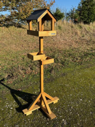 Simply Wood Camden Bird Table Slate Roof With Free Bird Seed - thumbnail 4