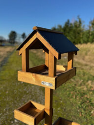 Simply Wood Camden Bird Table Slate Roof With Free Bird Seed - thumbnail 3