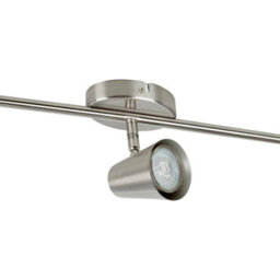 Urbn-Living Urbn Living Travale 3 Arm Led Ceiling Modern Bar Light Fixture Gu10 Satin Nickel - thumbnail 4