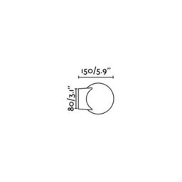 Luminosa Lighting Luminosa Lago Bathroom Globe Wall Lamp 1X G9 Ip44 - thumbnail 3