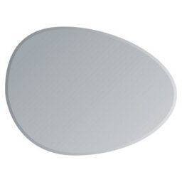 Showerdrape Angel Pebble Asymmetrical Wall Mounted Frameless Bevelled Edge Bathroom Mirror 70 X 50Cm - thumbnail 4