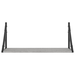 Berkfield Wall Shelves 2 Pcs Grey Sonoma 60X25X25.5 Cm Engineered Wood - thumbnail 5