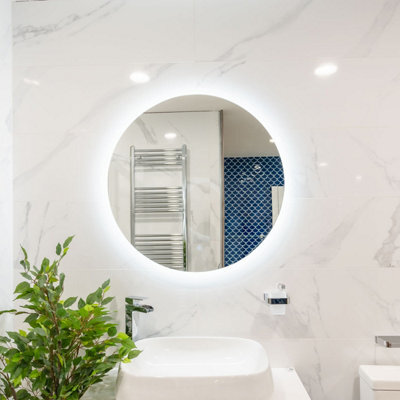 Bellara 600mm Round Backlit Led Mirror With Demister - image 1