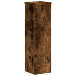 Walplus Plant Stand 2Pcs Smoked Oak 17X17X60 Cm Engineered Wood - thumbnail 4