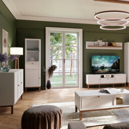 Furniture To Go Wensley 3 Door 1 Drawer Sideboard In Light Grey And Oak - thumbnail 5