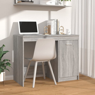 Vidaxl Desk Grey Sonoma 100X50X76 Cm Engineered Wood Desks - image 1