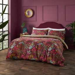 Wylder Viranai Exotic Floral Duvet Set, Single, Purple - thumbnail 4