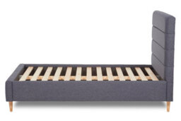 Divan Base Direct Viva Paneled Fabric Bed Bed Base Only 4Ft Small Double- Opera Ink - thumbnail 4
