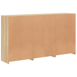 Berkfield Sideboard With Led Lights Sonoma Oak 181.5X37X100 Cm - thumbnail 8