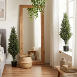 Set Of 2 Decorative Artificial Plants Cypress In Weighted Pot, 90Cm - thumbnail 6