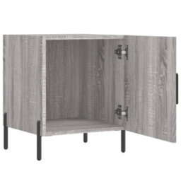 Berkfield Bedside Cabinets 2 Pcs Grey Sonoma 40X40X50 Cm Engineered Wood - thumbnail 8