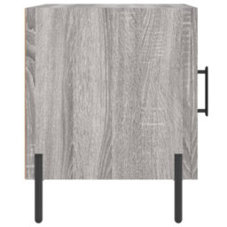 Berkfield Bedside Cabinets 2 Pcs Grey Sonoma 40X40X50 Cm Engineered Wood - thumbnail 7