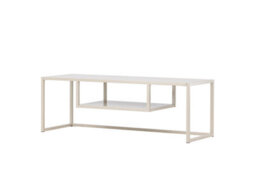 Modern Minimalist Tv Stand - Beige - Metal Tv Stand/ Storage -  L120Xd40Xh40Cm - thumbnail 9