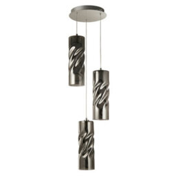Pagazzi Lighting Pagazzi Demeter Led Smoked Glass Cluster Pendant - thumbnail 8