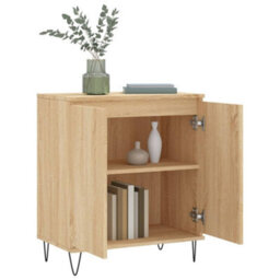 Berkfield Sideboard Sonoma Oak 60X35X70 Cm Engineered Wood - thumbnail 4