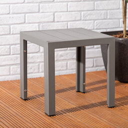 Alfresia Aluminium Garden Bistro Table And Chairs Set With Square Table - thumbnail 4