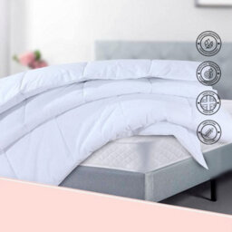 SleepyNights Sleepy Nights Premium Anti Allergy Poly Cotton Duvet  Lightweight And Breathable 4.5 Tog Quilt For All Seasons - Single - thumbnail 3