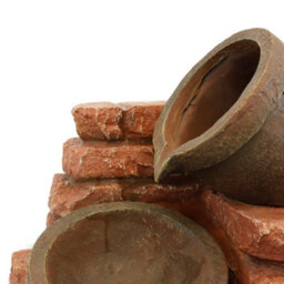 Gardenwize Garden Outdoor Solar Powered Corner Brick Wall Water Fountain Feature - thumbnail 2