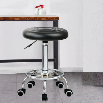 Office Home Stool Swivel Chair Height Adjustable 360 - image 1