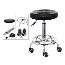 Office Home Stool Swivel Chair Height Adjustable 360 - thumbnail 3