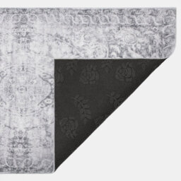 Ohs Vintage Rug Large Living Room For Bedroom Floor Area, Grey - 80 X 150Cm - thumbnail 4