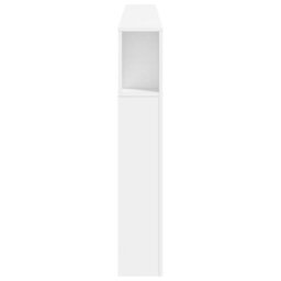 Berkfield Led Headboard White 220X18.5X103.5 Cm Engineered Wood - thumbnail 7