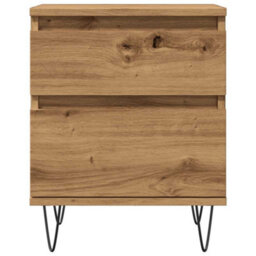 Berkfield Bedside Cabinets 2 Pcs Artisan Oak 40X35X50 Cm Engineered Wood - thumbnail 5