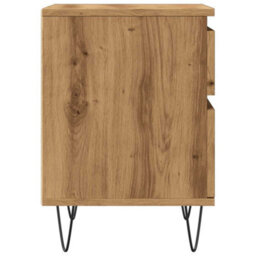 Berkfield Bedside Cabinets 2 Pcs Artisan Oak 40X35X50 Cm Engineered Wood - thumbnail 6