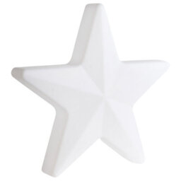 Beliani Outdoor Led Star Floor Lamp White Rgb Ip54, Rechargeable Cordless Decorative Light, 79 X 11 X 76 Cm - thumbnail 4