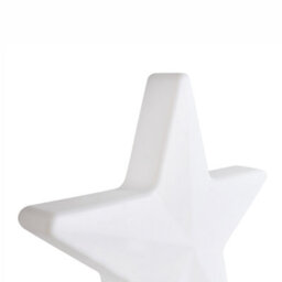 Beliani Outdoor Led Star Floor Lamp White Rgb Ip54, Rechargeable Cordless Decorative Light, 79 X 11 X 76 Cm - thumbnail 6