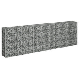 Berkfield Gabion Raised Bed Galvanised Steel 270X30X90 Cm - thumbnail 3