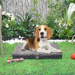 Pet Bed With Charcoal Infused Memory Foam - Dog Or Cat Orthopaedic Mattress With Zipped Cover & Anti-Slip Bottom - Medium - thumbnail 5