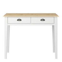 Furniture To Go Nola Hall Table In White & Pine - thumbnail 2