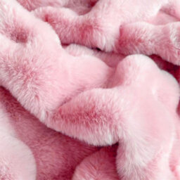 Homes & Linen Blush Pink Teddy Square Duvet Cover Set Ultra Soft Plush Bedding With Matching Pillowcases - thumbnail 4