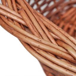 Berkfield Willow Dog Basket/pet Bed Natural 50 Cm - thumbnail 4
