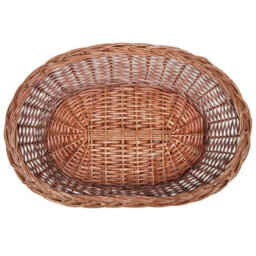 Berkfield Willow Dog Basket/pet Bed Natural 50 Cm - thumbnail 3