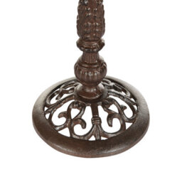 Wyld And Coco Brown Iron Bird Bath And Feeder, Antique-Style Fairy Motif, 24 X 53Cm - thumbnail 8