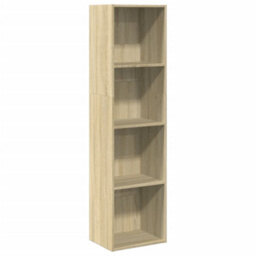 Berkfield Bookcase Sonoma Oak 40X30X152 Cm Engineered Wood - thumbnail 2