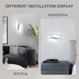 Pheashine Acrylic 12W 2300Lm 6500K Cool White Modern Led Interior Wall Light - thumbnail 6
