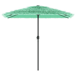 Berkfield Garden Parasol With Steel Pole Green 248X248X248 Cm - thumbnail 3