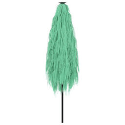Berkfield Garden Parasol With Steel Pole Green 248X248X248 Cm - thumbnail 6