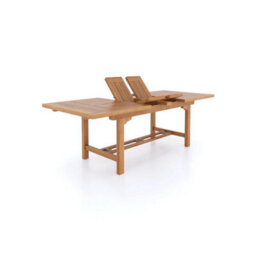 Eterna Irvine Teak Garden Outdoor Dining Table Set & 8 Seat Chair Set - With Cream Cushions - thumbnail 7